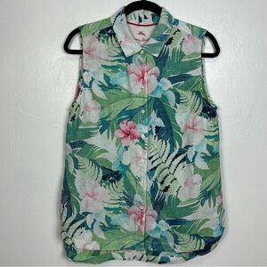 Tommy Bahama Tropical Floral Sleeveless Button-Up Shirt
Hawaiian Print